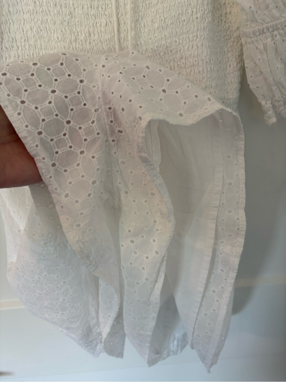 Urban Outfitters Kimchi Blue “Ivy” White Eyelet Romper - Medium - Picture 10 of 12